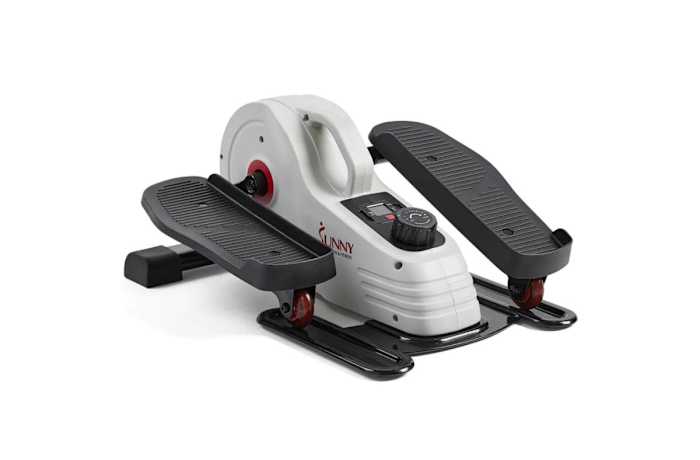 Sunny Health & Fitness Fully Assembled Magnetic Under-Desk Elliptical Peddler Exerciser